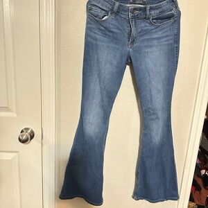 Hollister Classic Blue Flare Jeans